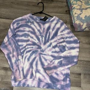 Tie dye sweat shirt